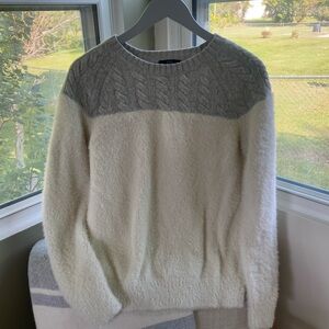 J. Crew Cream Cable Knit Sweater